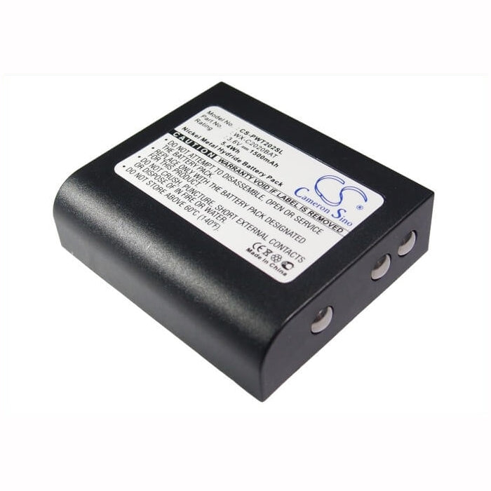 3.6V, 1500mAh, Ni-MH Battery fits Panasonic, Ultraplex Ii, Wx-ct2020, 5.4Wh