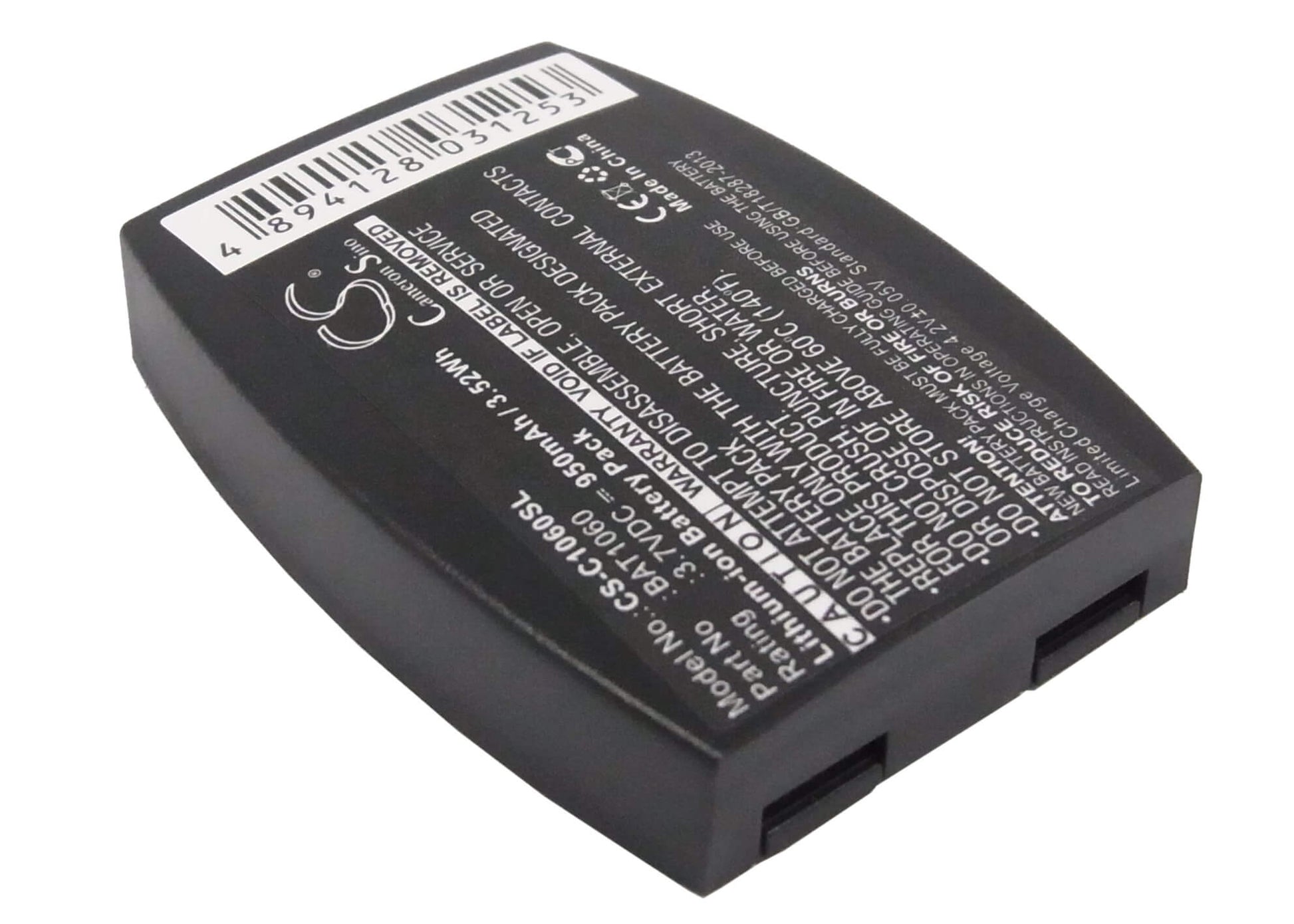3.7V, 950mAh, Li-ion Battery fits 3m, C1060, C1060 Wireless Intercom, 3.515Wh