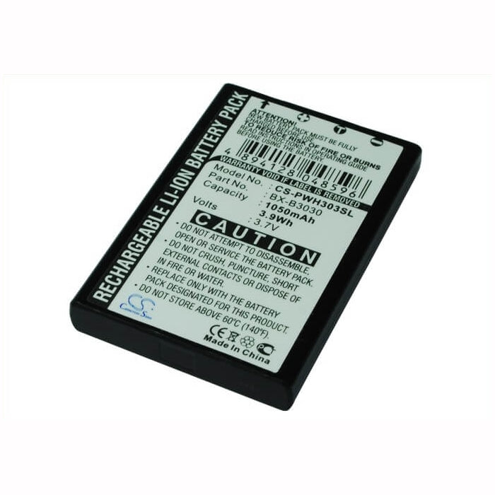 3.7V, 1050mAh, Li-ion Battery fits Panasonic, Attune, Attune 3020, 3.885Wh