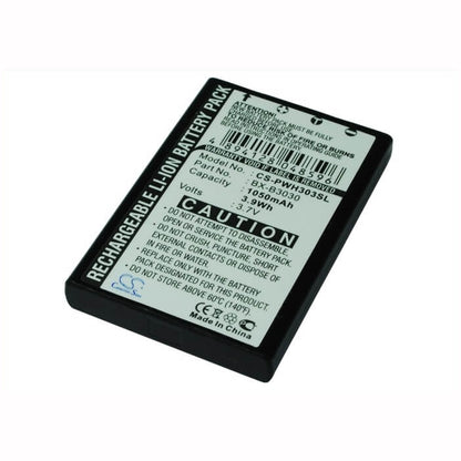 3.7V, 1050mAh, Li-ion Battery fits Panasonic, Attune, Attune 3020, 3.885Wh