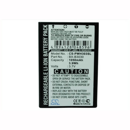 3.7V, 1050mAh, Li-ion Battery fits Listen Technologies, Idsp Receivers, M1, 3.885Wh