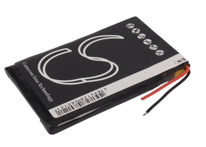3.7V, 650mAh, Li-Polymer Battery fits Sony, Mdr-ds6500, Mdr-rf985r, 2.405Wh