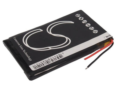 3.7V, 650mAh, Li-Polymer Battery fits Sony, Mdr-ds6500, Mdr-rf985r, 2.405Wh