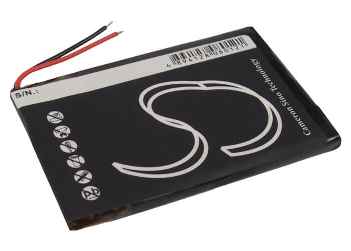 3.7V, 650mAh, Li-Polymer Battery fits Plantronics, K100, 2.405Wh