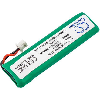 3.7V, 200mAh, Li-Polymer Battery fits Revolabs, 01-exemicex-blk-11, 02-dsksys-d, 0.74Wh