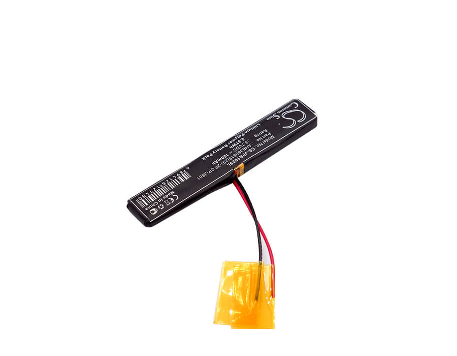 3.7V, 100mAh, Li-Polymer Battery fits Jabra, 100-93040000-02, Wave, 0.37Wh