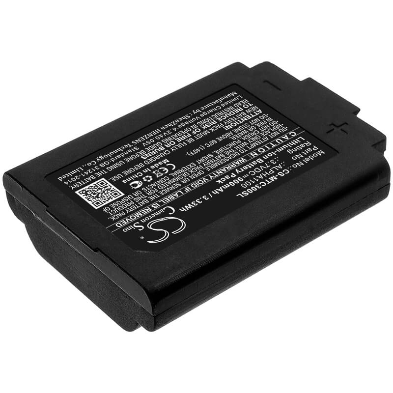3.7V, 900mAh, Li-ion Battery fits 3m, Tac300, Tac300-oth, 3.33Wh
