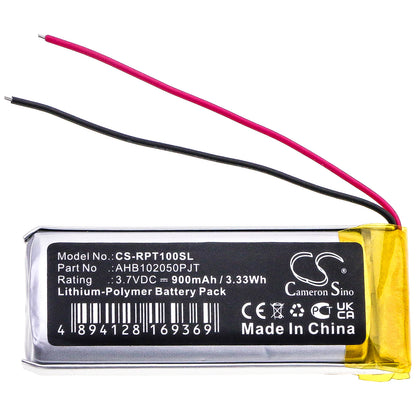 3.7V, 900mAh, Li-Polymer Battery fits Rapoo, Ti100, 3.33Wh