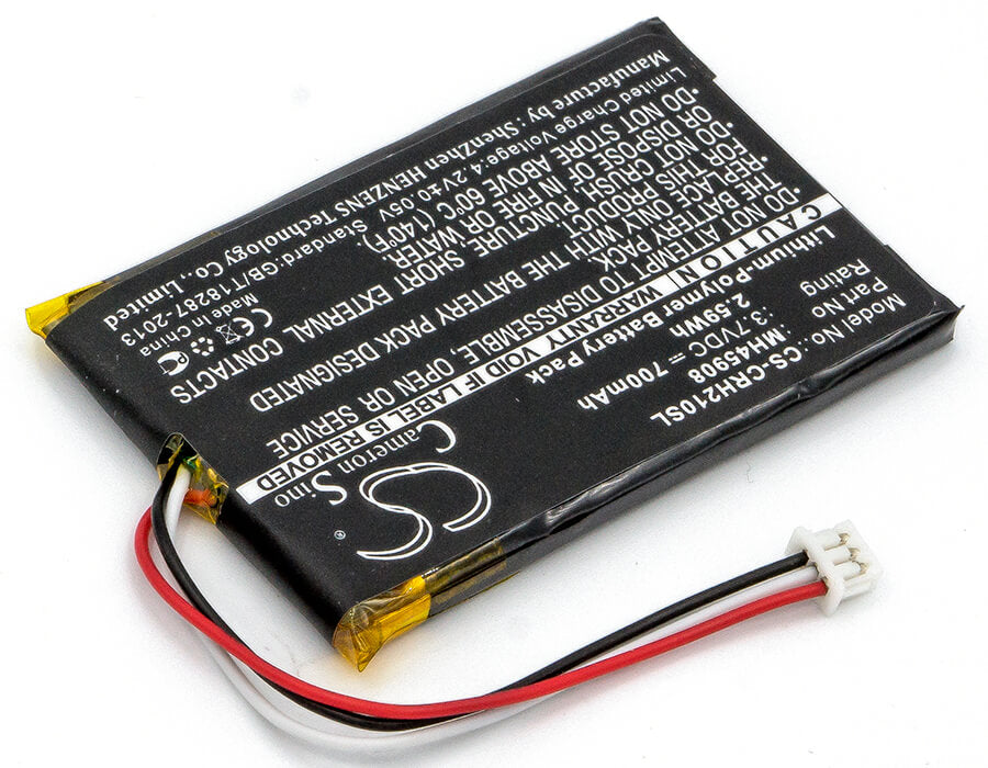 3.7V, 700mAh, Li-Polymer Battery fits Corsair, Ca-9011127-na, Ca-9011136-ap, 2.59Wh