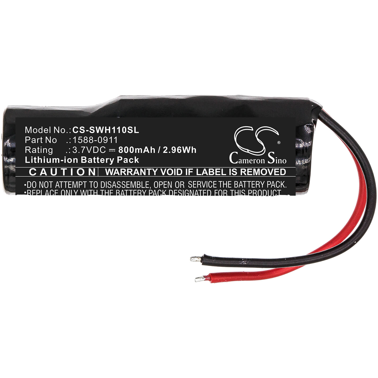 3.7V, 800mAh, Li-ion Battery fits Sony, Wf-1000xm3 Charging Case, 2.96Wh