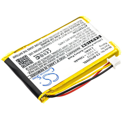 3.7V, 720mAh, Li-Polymer Battery fits Bang & Olufsen, Beosound 2, 2.664Wh