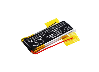 3.7V, 400mAh, Li-Polymer Battery fits Scala Rider, Freecom 2, Rider Teamset Pro, 1.48Wh