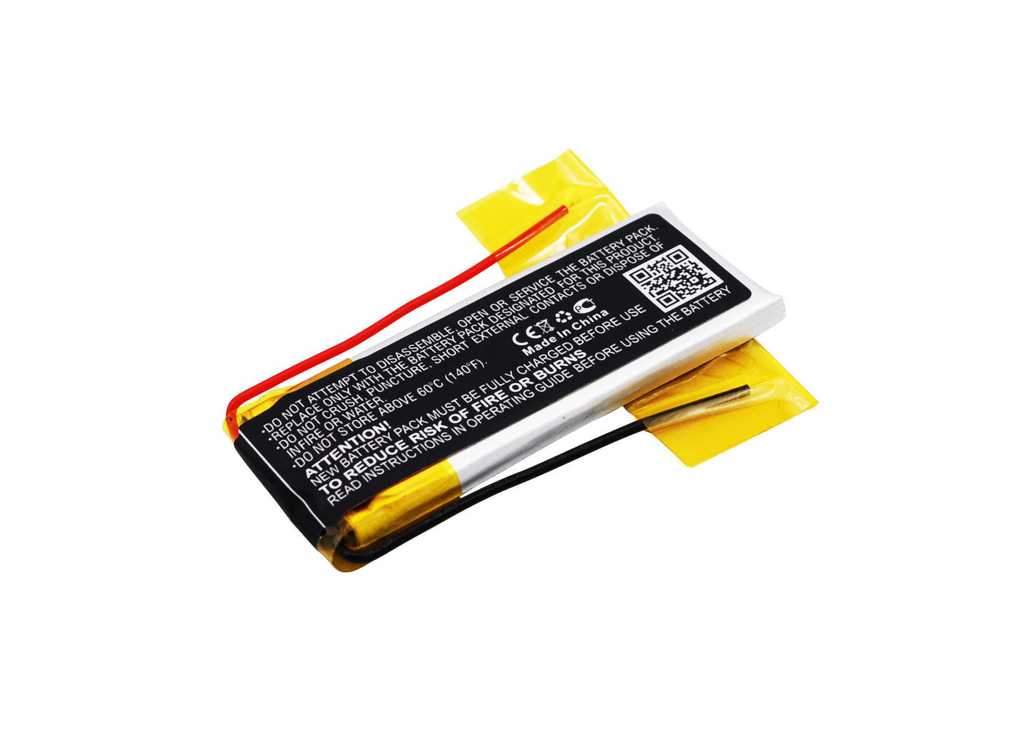 3.7V, 400mAh, Li-Polymer Battery fits Scala Rider, Freecom 2, Rider Teamset Pro, 1.48Wh