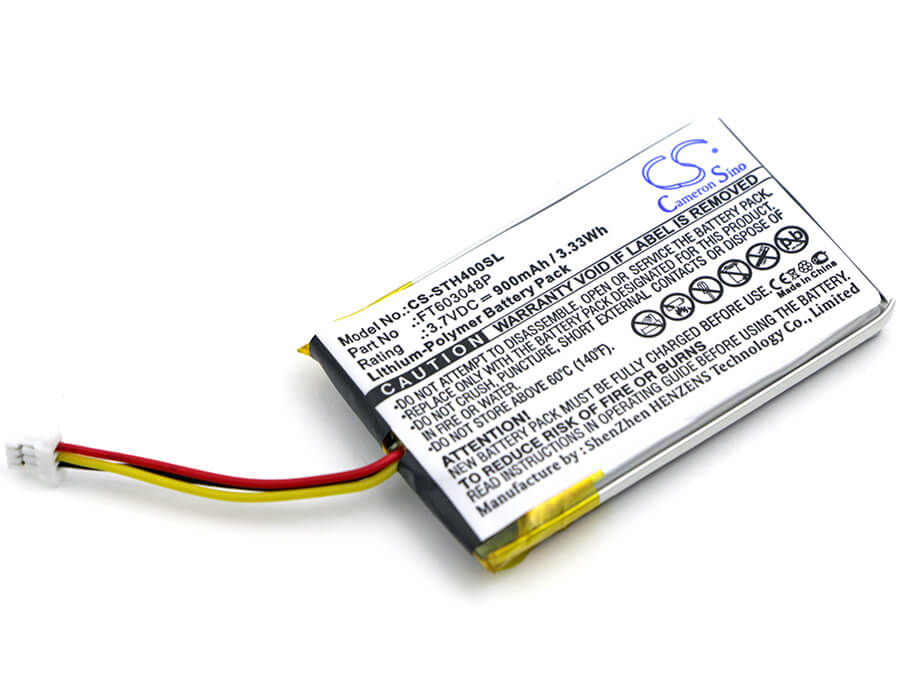 3.7V, 900mAh, Li-Polymer Battery fits Stealth, 400, 500, 3.33Wh