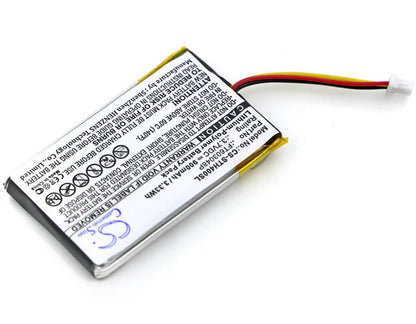 3.7V, 900mAh, Li-Polymer Battery fits Stealth, 400, 500, 3.33Wh