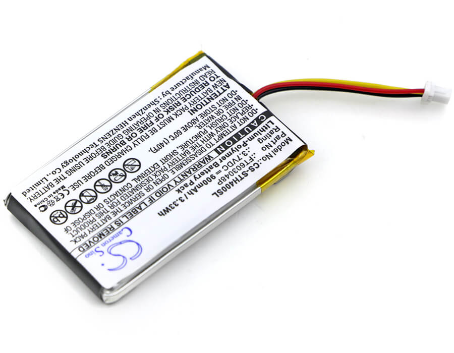 3.7V, 900mAh, Li-Polymer Battery fits Turtle, Beach Ear Force, Stealth 400, 3.33Wh