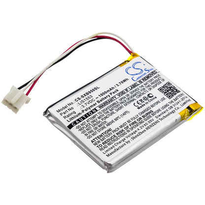 3.7V, 1000mAh, Li-Polymer Battery fits Sony, Mdr-xb950n1, Srs-ws1, 3.7Wh