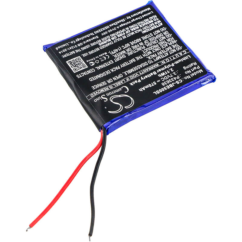 3.7V, 570mAh, Li-Polymer Battery fits Jbl, Synchros E50bt, 2.109Wh