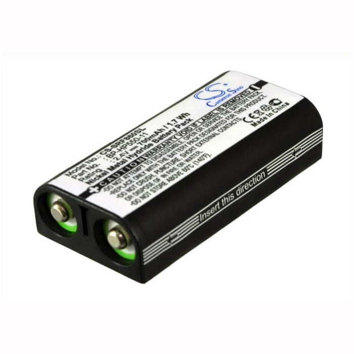 2.4V, 700mAh, Ni-MH Battery fits Sony, Mdr-if245rk, Mdr-rf4000, 1.68Wh