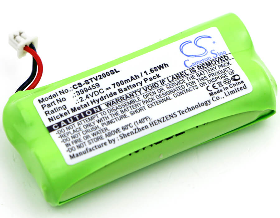 2.4V, 700mAh, Ni-MH Battery fits Stageclix, Jack V2 Transmitter, 1.68Wh