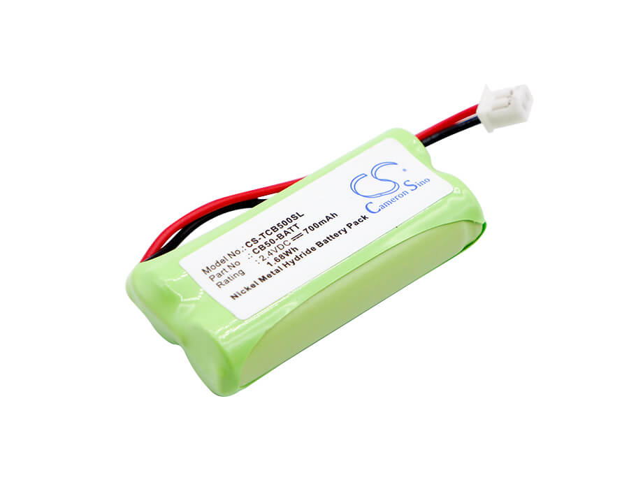 2.4V, 700mAh, Ni-MH Battery fits Hjc, Cb-50 Tandem Pro Kit Standard, 1.68Wh