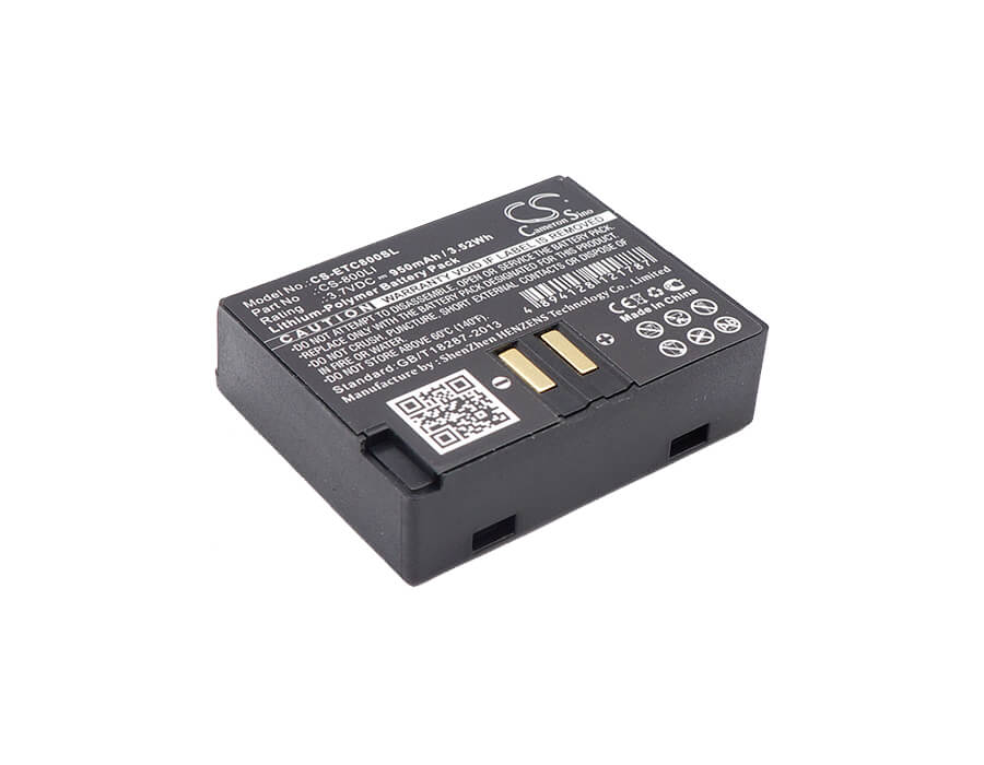 3.7V, 950mAh, Li-Polymer Battery fits Eartec, Comstar Wireless Headsets, 3.515Wh