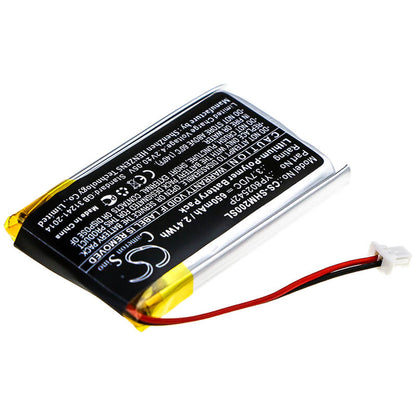 3.7V, 650mAh, Li-Polymer Battery fits Sena, Smh-10s, Smh-20s, 2.405Wh