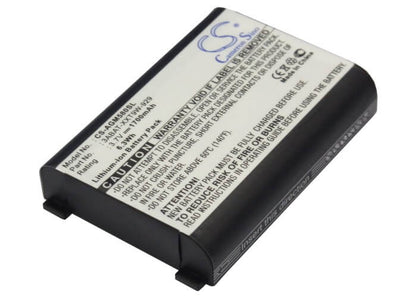 3.7V, 1700mAh, Li-ion Battery fits Astro, Gaming Mixamp 5.8 Rx, Mixamp 5.8, 6.29Wh