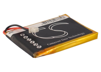 3.7V, 500mAh, Li-Polymer Battery fits Hp, Bluetooth Stereo Headphones, 1.85Wh