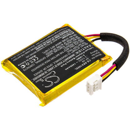 3.7V, 1400mAh, Li-Polymer Battery fits Sony, Srs-xb10, Srs-xb12, 5.18Wh