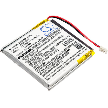 3.7V, 1000mAh, Li-Polymer Battery fits Sony, Wh-1000mx4, Wh-1000xm3, 3.7Wh
