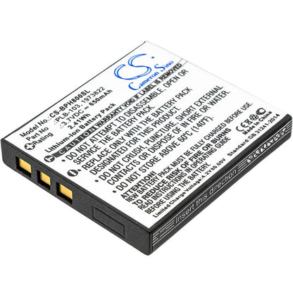 3.7V, 650mAh, Li-ion Battery fits Bang & Olufsen, Beoplay H7, Beoplay H8, 2.405Wh
