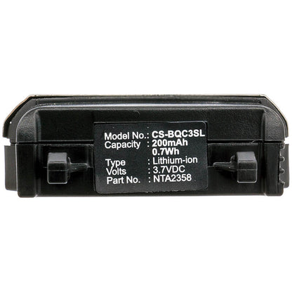 3.7V, 200mAh, Li-ion Battery fits Bose, 40228, 40229, 0.74Wh