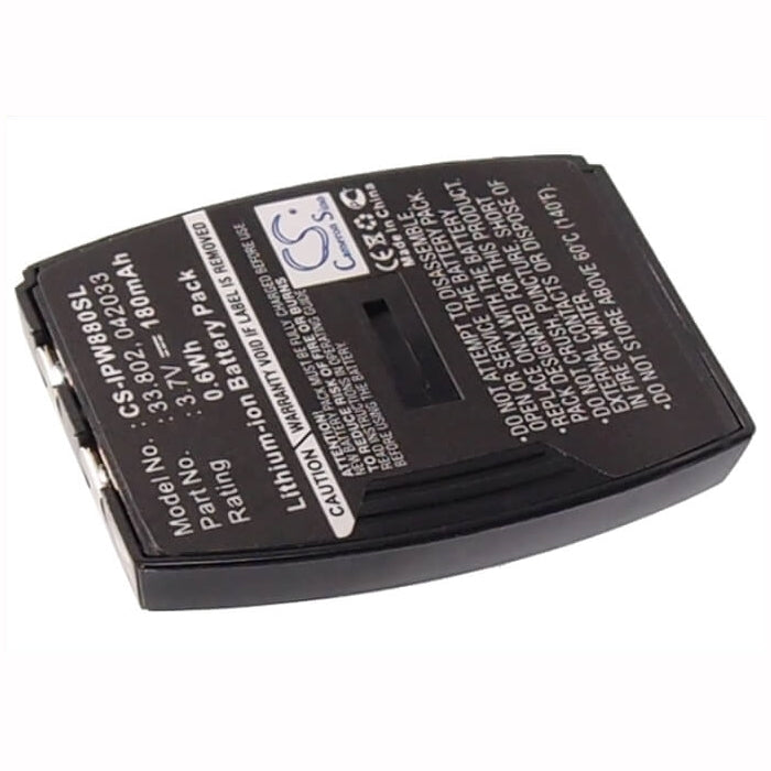 3.7V, 180mAh, Li-ion Battery fits Ipn, Emotion W880, 0.666Wh