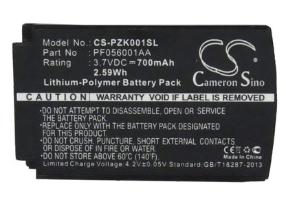 3.7V, 700mAh, Li-Polymer Battery fits Parrot, Zik, 2.59Wh