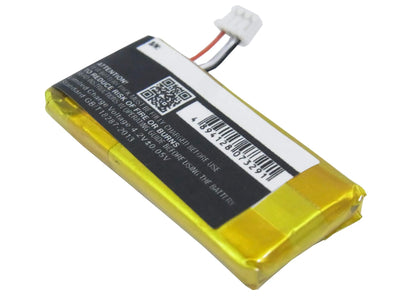 3.7V, 180mAh, Li-Polymer Battery fits Sennheiser, D10, Dw Office, 0.666Wh