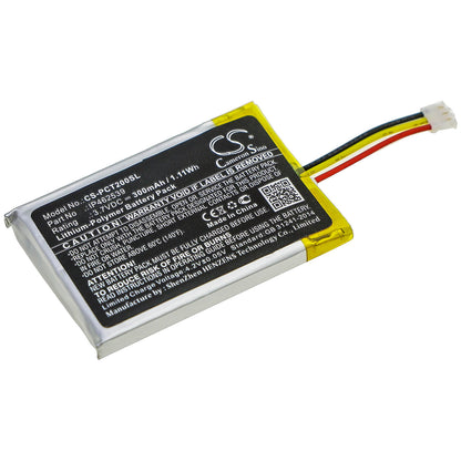 3.7V, 300mAh, Li-Polymer Battery fits Phonak, Compilot, Compilot Ii, 1.11Wh