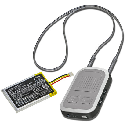 3.7V, 300mAh, Li-Polymer Battery fits Phonak, Compilot, Compilot Ii, 1.11Wh