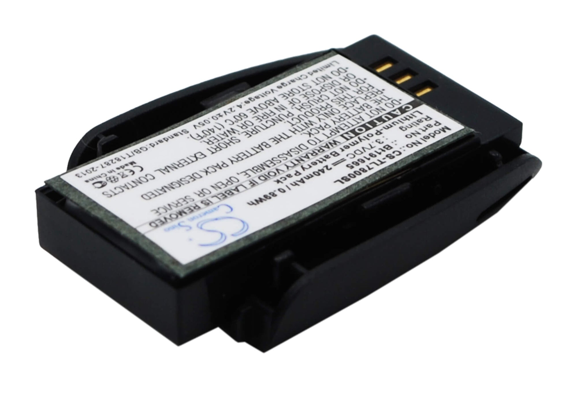 3.7V, 240mAh, Li-Polymer Battery fits Plantronics, Tl7800, Tl7810, 0.888Wh