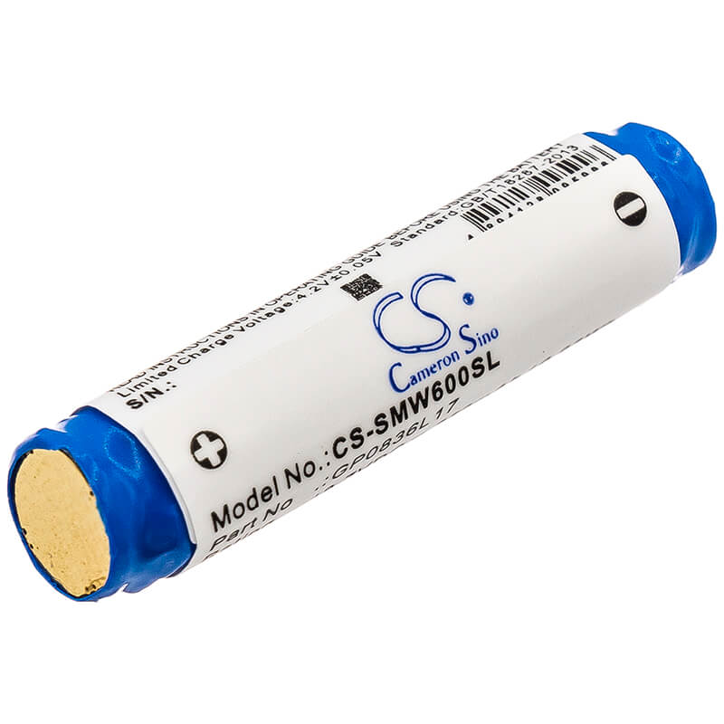 3.7V, 250mAh, Li-Polymer Battery fits Sony, Mh100, Mw600, 0.925Wh