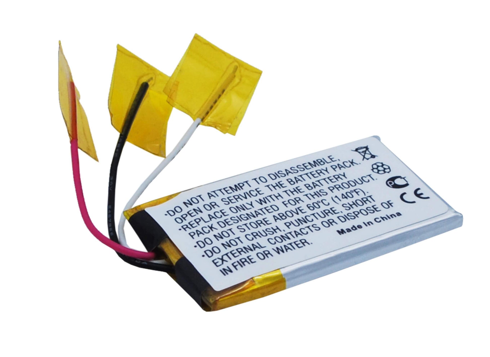 3.7V, 240mAh, Li-Polymer Battery fits Bose, Qc20, Quietcomfort 20, 0.888Wh