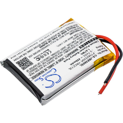 3.7V, 450mAh, Li-Polymer Battery fits Jbl, J56bt, 1.665Wh