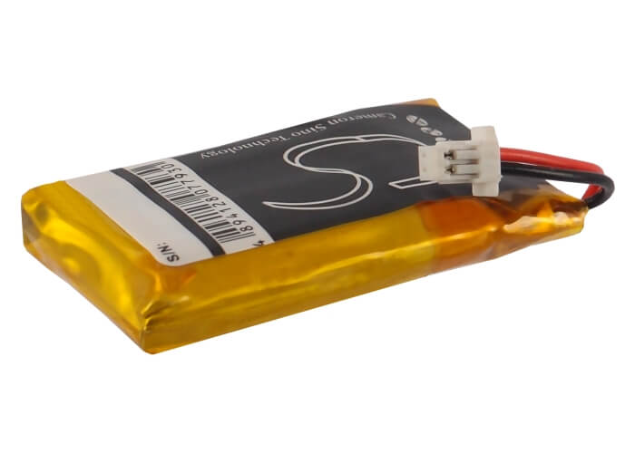 3.7V, 350mAh, Li-Polymer Battery fits Sony, Bt22, Bt-22, 1.295Wh