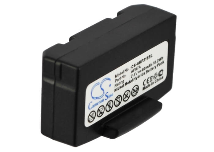 2.4V, 80mAh, Ni-MH Battery fits Clarity, C120, 0.192Wh