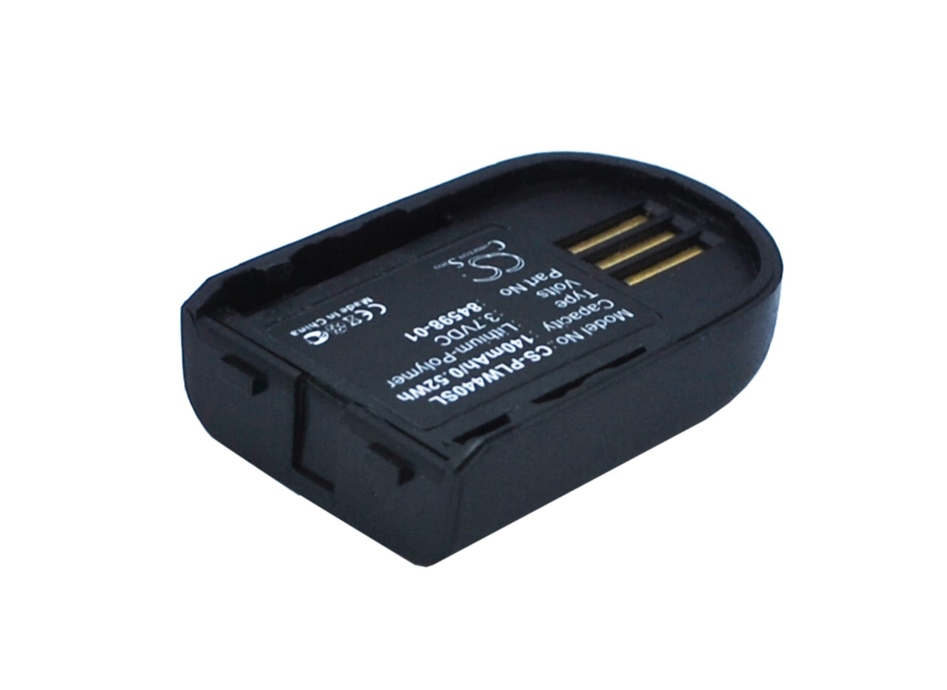 3.7V, 140mAh, Li-Polymer Battery fits Plantronics, 86507-01, Savi, 0.518Wh
