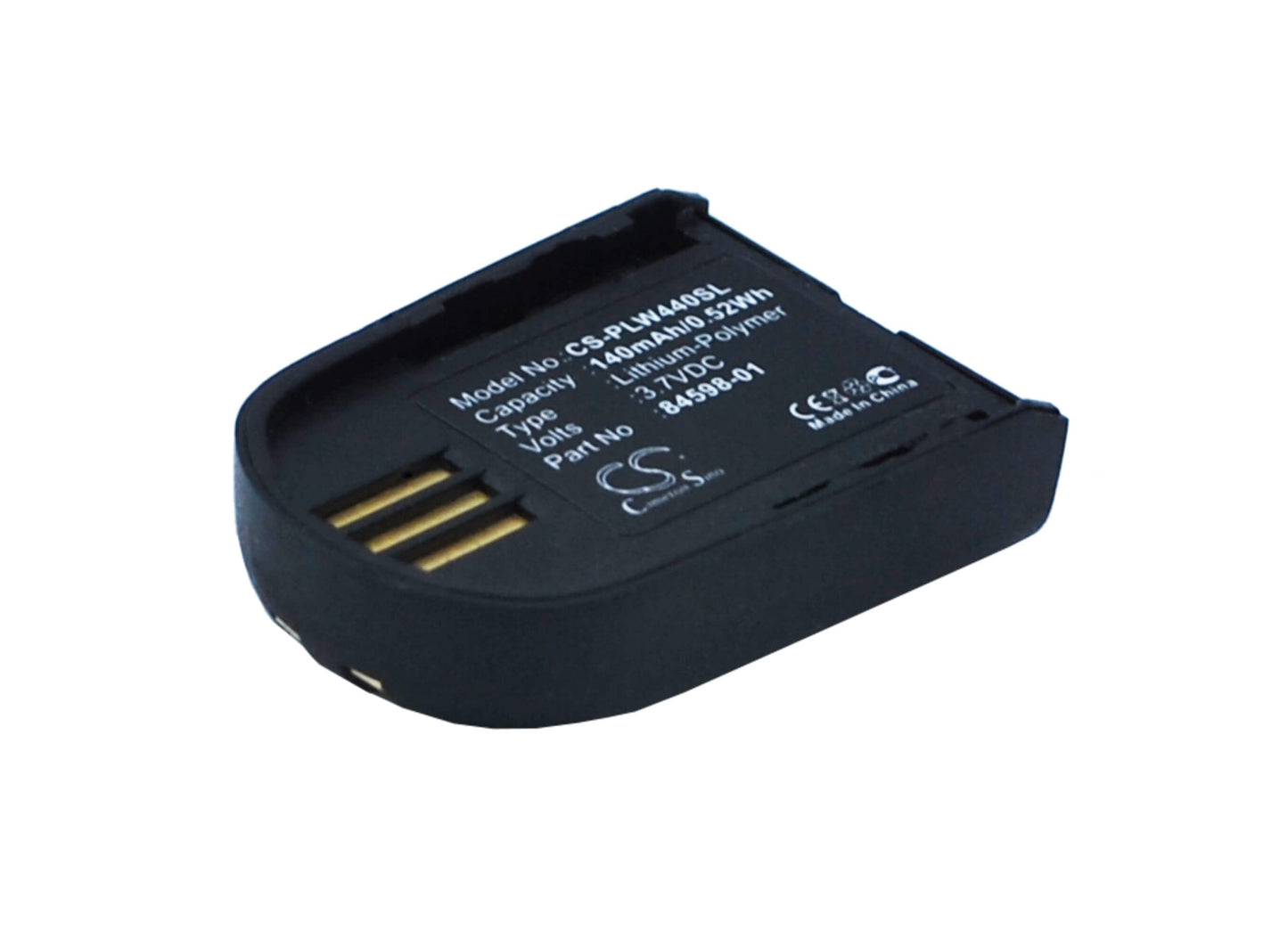 3.7V, 140mAh, Li-Polymer Battery fits Microsoft, Lync 2010, Office Communicator 2007, 0.518Wh