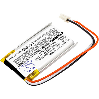 Wireless Headset 3.7V, 180mAh, Li-Polymer Battery fits Logitech, A-00031, G Pro Wireless, 0.666Wh