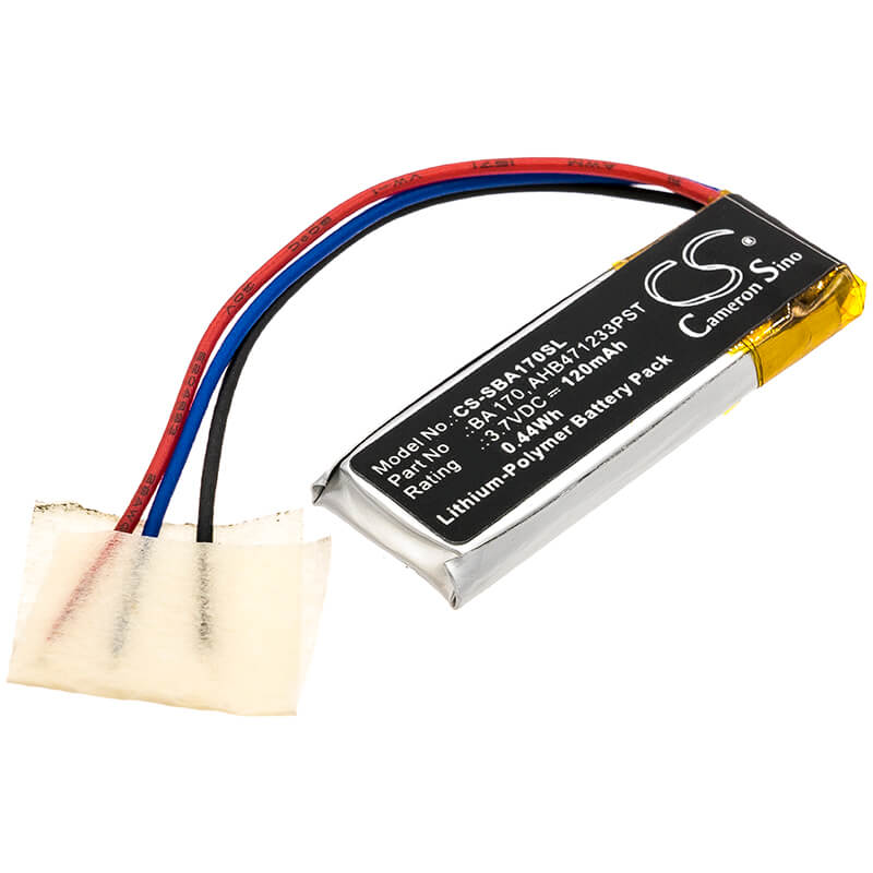 3.7V, 120mAh, Li-Polymer Battery fits Sennheiser, Momentum In-ear, Presnce, 0.444Wh