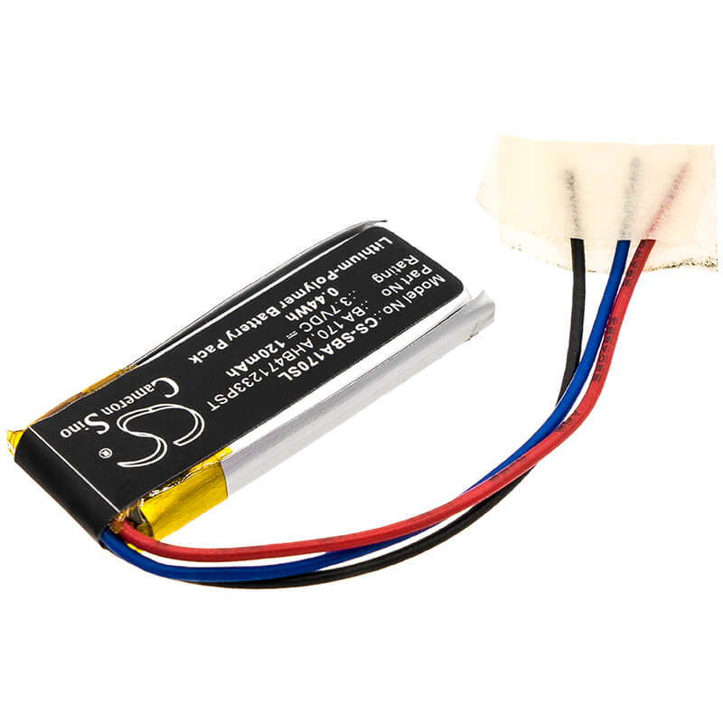 3.7V, 120mAh, Li-Polymer Battery fits Sennheiser, Momentum In-ear, Presnce, 0.444Wh