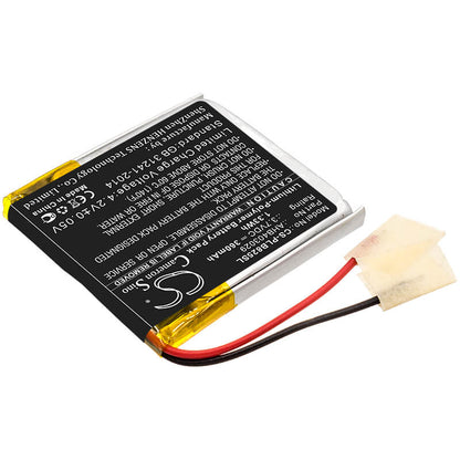3.7V, 360mAh, Li-Polymer Battery fits Plantronics, Voyager Focus B825, Voyager Focus B825-m, 1.332Wh